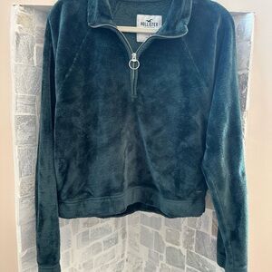 Hollister Green Fleece Pullover